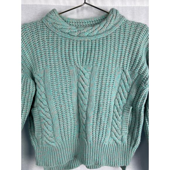 Reiss Sweater Priestly Cable Knit Pullover Lambswool Chunky Cozy Winter Warm - Picture 2 of 6